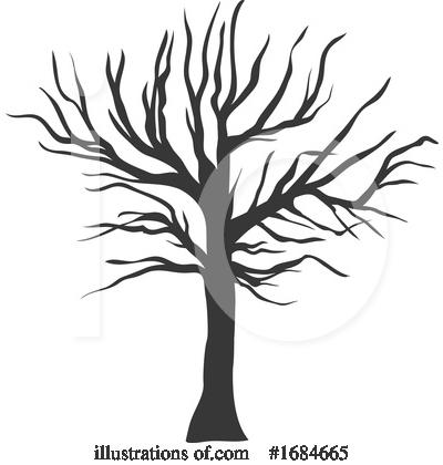 Bare Tree Clipart #1684665 by Vector Tradition SM