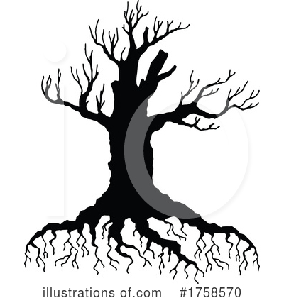 Bare Tree Clipart #1758570 by Vector Tradition SM