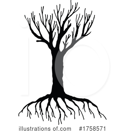 Bare Tree Clipart #1758571 by Vector Tradition SM