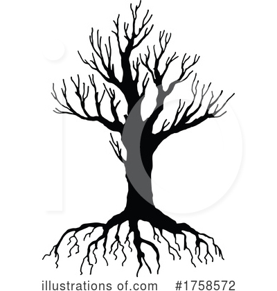 Royalty-Free (RF) Tree Clipart Illustration by Vector Tradition SM - Stock Sample #1758572
