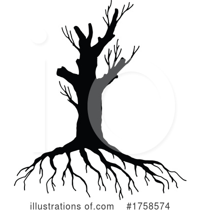 Bare Tree Clipart #1758574 by Vector Tradition SM