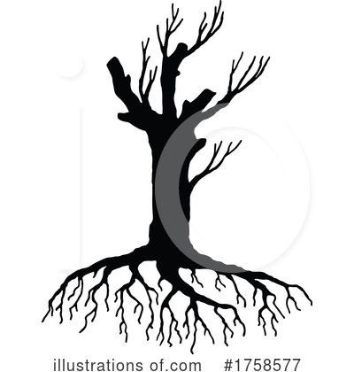 Royalty-Free (RF) Tree Clipart Illustration by Vector Tradition SM - Stock Sample #1758577