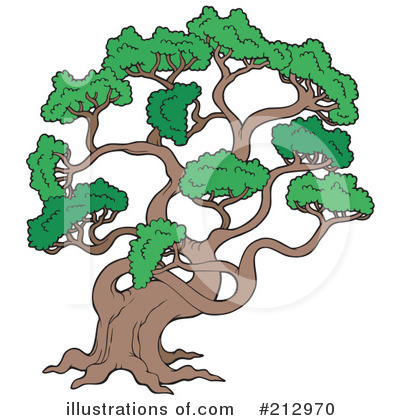 Royalty-Free (RF) Tree Clipart Illustration by visekart - Stock Sample #212970