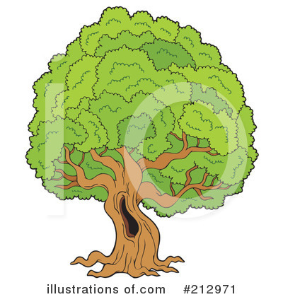 Royalty-Free (RF) Tree Clipart Illustration by visekart - Stock Sample #212971