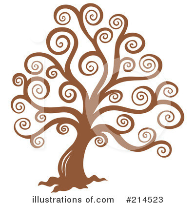 Royalty-Free (RF) Tree Clipart Illustration by visekart - Stock Sample #214523