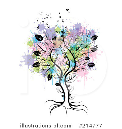Royalty-Free (RF) Tree Clipart Illustration by MilsiArt - Stock Sample #214777