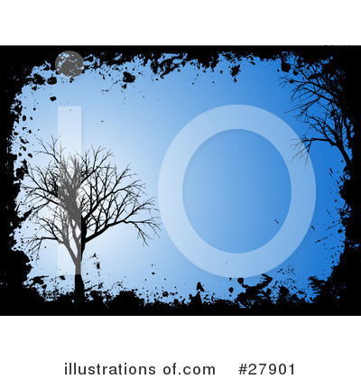 Royalty-Free (RF) Tree Clipart Illustration by KJ Pargeter - Stock Sample #27901