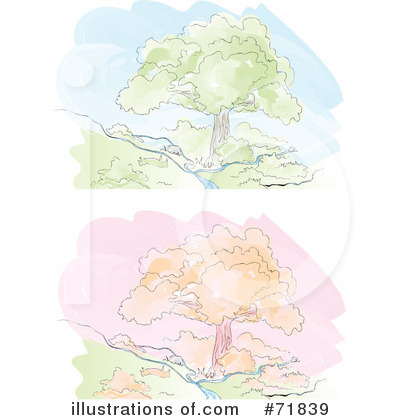 Royalty-Free (RF) Tree Clipart Illustration by inkgraphics - Stock Sample #71839