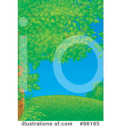 Royalty-Free (RF) Tree Clipart Illustration by Alex Bannykh - Stock Sample #96165