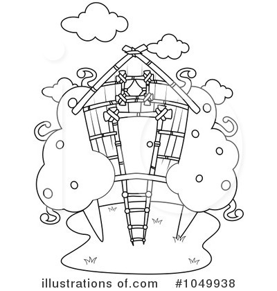 Tree House Clipart #1049938 by BNP Design Studio