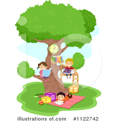 Tree House Clipart #1122742 by BNP Design Studio