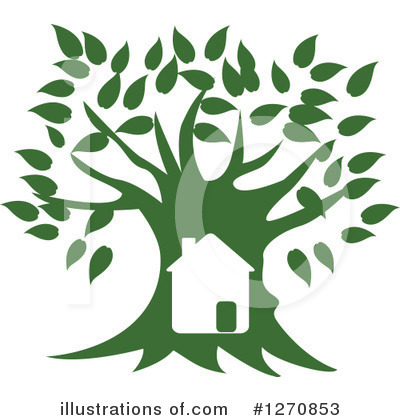 Tree House Clipart #1270853 by Eugene