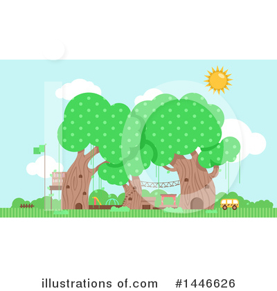 Royalty-Free (RF) Tree House Clipart Illustration by BNP Design Studio - Stock Sample #1446626