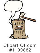 Tree Stump Clipart #1199862 by lineartestpilot