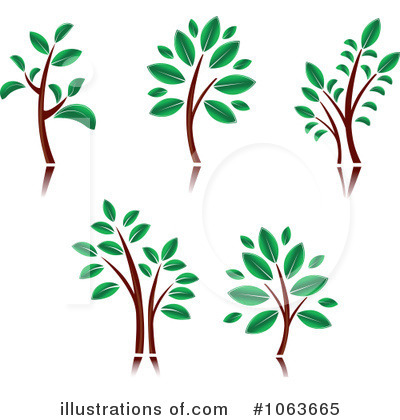 Royalty-Free (RF) Trees Clipart Illustration by Vector Tradition SM - Stock Sample #1063665