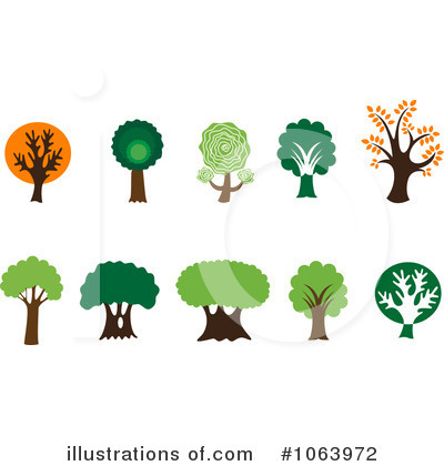 Royalty-Free (RF) Trees Clipart Illustration by Vector Tradition SM - Stock Sample #1063972