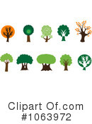 Trees Clipart #1063972 by Vector Tradition SM