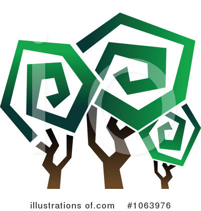 Royalty-Free (RF) Trees Clipart Illustration by Vector Tradition SM - Stock Sample #1063976
