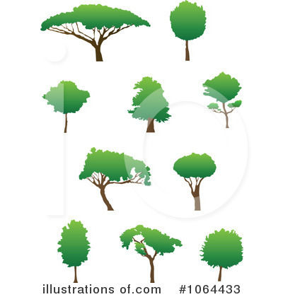 Royalty-Free (RF) Trees Clipart Illustration by Vector Tradition SM - Stock Sample #1064433