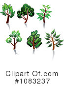Trees Clipart #1083237 by Vector Tradition SM
