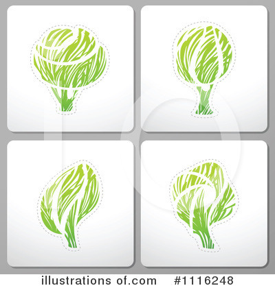 Royalty-Free (RF) Trees Clipart Illustration by elena - Stock Sample #1116248
