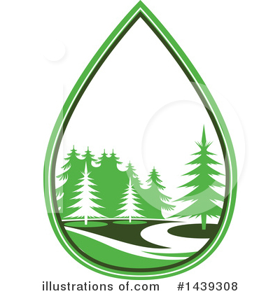 Royalty-Free (RF) Trees Clipart Illustration by Vector Tradition SM - Stock Sample #1439308