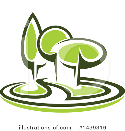 Royalty-Free (RF) Trees Clipart Illustration by Vector Tradition SM - Stock Sample #1439316