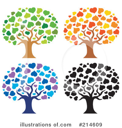 Royalty-Free (RF) Trees Clipart Illustration by visekart - Stock Sample #214609