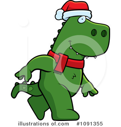 Royalty-Free (RF) Trex Clipart Illustration by Cory Thoman - Stock Sample #1091355