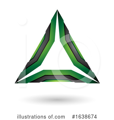 Royalty-Free (RF) Triangle Clipart Illustration by cidepix - Stock Sample #1638674