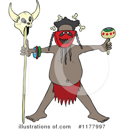 Royalty-Free (RF) Tribal Clipart Illustration by djart - Stock Sample #1177997