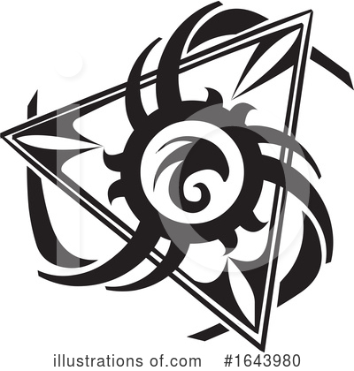 Royalty-Free (RF) Tribal Tattoo Clipart Illustration by Morphart Creations - Stock Sample #1643980