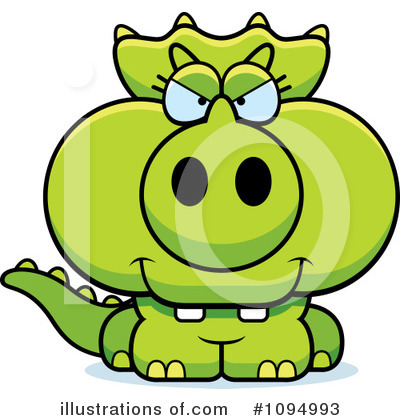 Royalty-Free (RF) Triceratops Clipart Illustration by Cory Thoman - Stock Sample #1094993