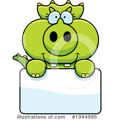 Royalty-Free (RF) Triceratops Clipart Illustration by Cory Thoman - Stock Sample #1094995