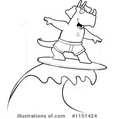 Royalty-Free (RF) Triceratops Clipart Illustration by Cory Thoman - Stock Sample #1151424