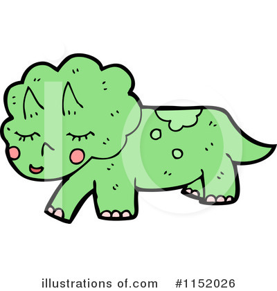 Royalty-Free (RF) Triceratops Clipart Illustration by lineartestpilot - Stock Sample #1152026