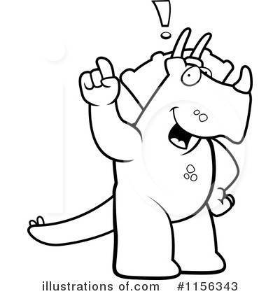 Royalty-Free (RF) Triceratops Clipart Illustration by Cory Thoman - Stock Sample #1156343