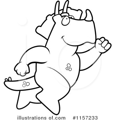 Royalty-Free (RF) Triceratops Clipart Illustration by Cory Thoman - Stock Sample #1157233