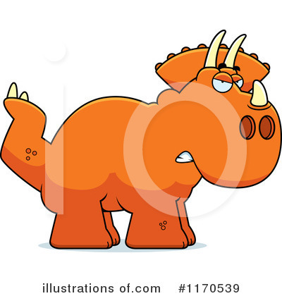 Royalty-Free (RF) Triceratops Clipart Illustration by Cory Thoman - Stock Sample #1170539