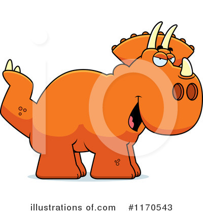 Royalty-Free (RF) Triceratops Clipart Illustration by Cory Thoman - Stock Sample #1170543