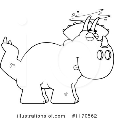 Royalty-Free (RF) Triceratops Clipart Illustration by Cory Thoman - Stock Sample #1170562