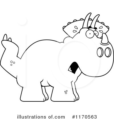 Royalty-Free (RF) Triceratops Clipart Illustration by Cory Thoman - Stock Sample #1170563