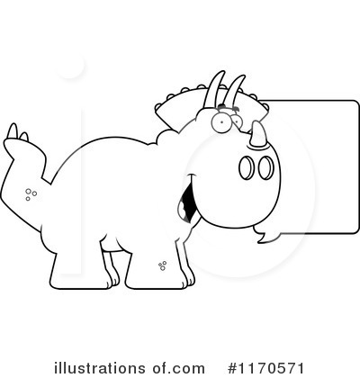 Royalty-Free (RF) Triceratops Clipart Illustration by Cory Thoman - Stock Sample #1170571