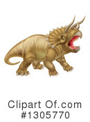 Triceratops Clipart #1305770 by AtStockIllustration