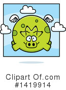 Triceratops Clipart #1419914 by Cory Thoman
