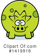Triceratops Clipart #1419916 by Cory Thoman