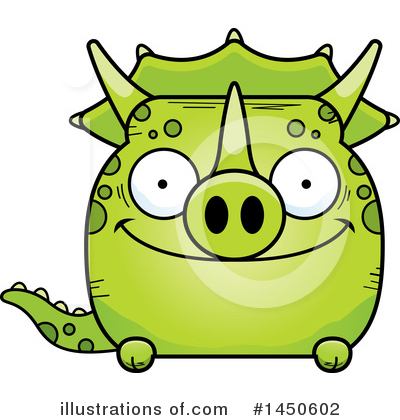 Royalty-Free (RF) Triceratops Clipart Illustration by Cory Thoman - Stock Sample #1450602