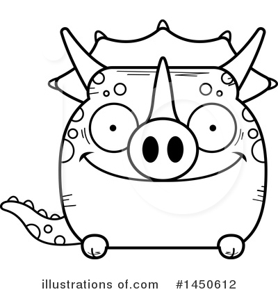 Royalty-Free (RF) Triceratops Clipart Illustration by Cory Thoman - Stock Sample #1450612