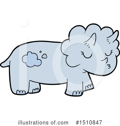 Royalty-Free (RF) Triceratops Clipart Illustration by lineartestpilot - Stock Sample #1510847