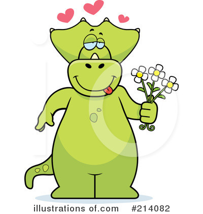 Royalty-Free (RF) Triceratops Clipart Illustration by Cory Thoman - Stock Sample #214082